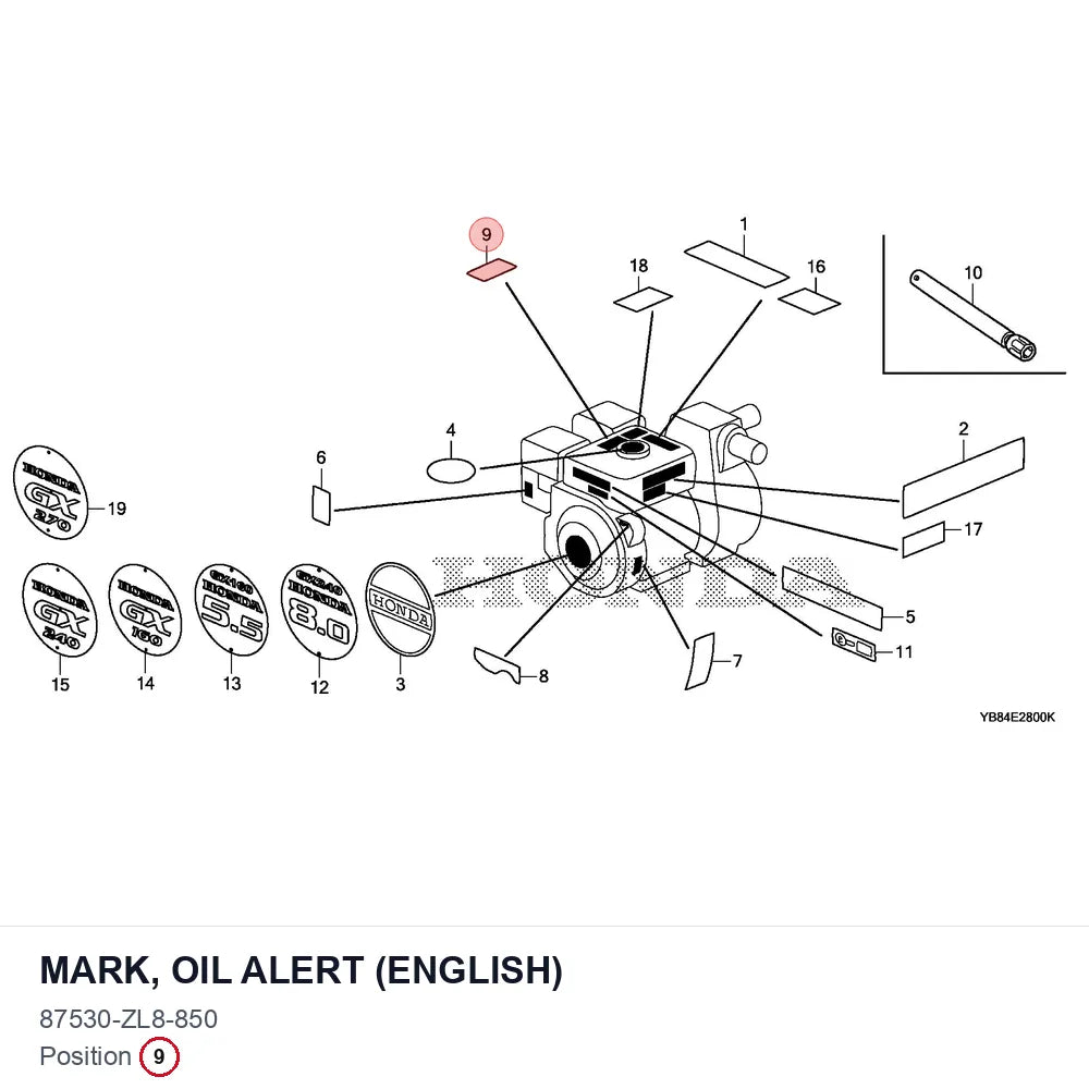 MARK, OIL ALERT (ENGLISH)