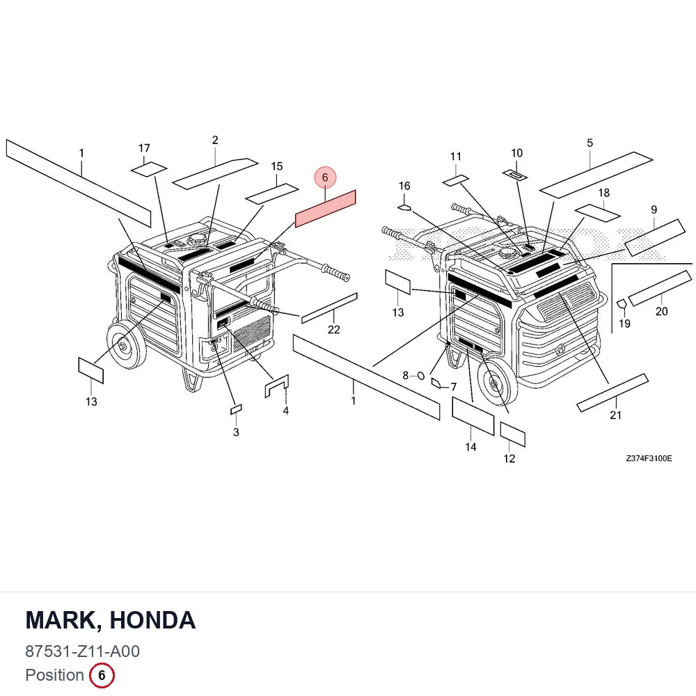 MARK, HONDA