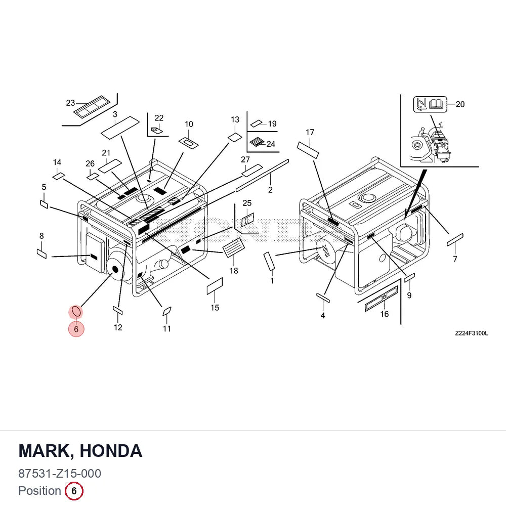 MARK, HONDA