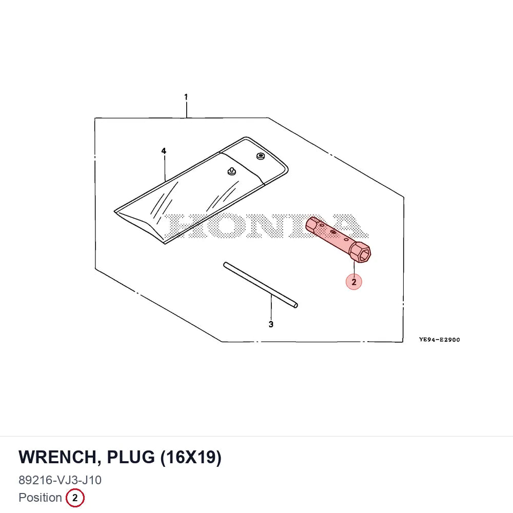 WRENCH, PLUG (16X19)