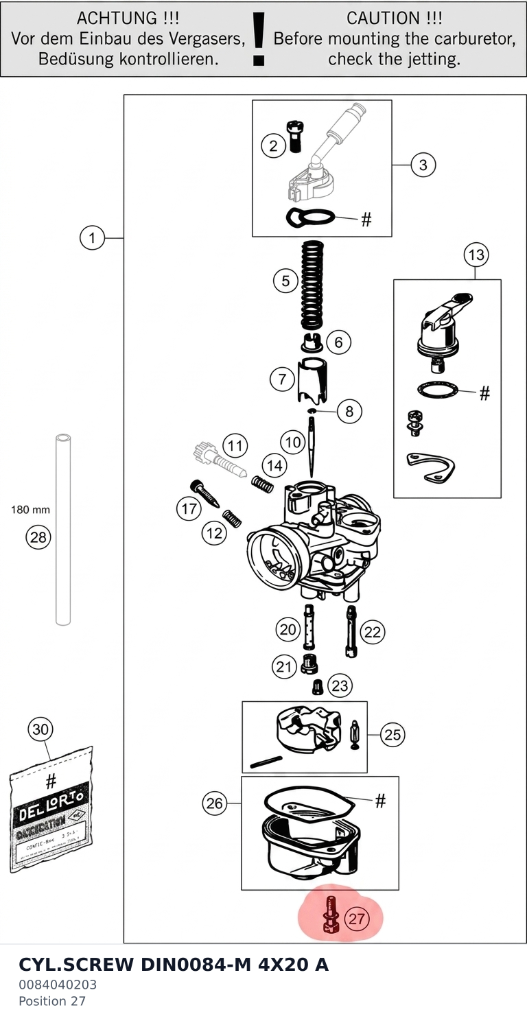 Diagram preview: CYL.SCREW DIN0084-M 4X20 A (0084040203)