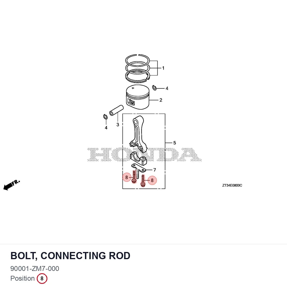 BOLT, CONNECTING ROD