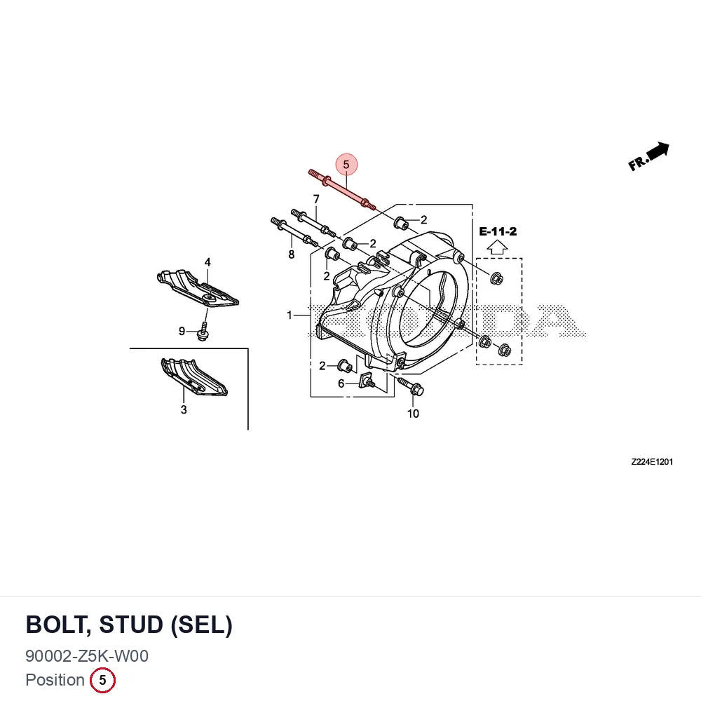 BOLT, STUD (SEL)