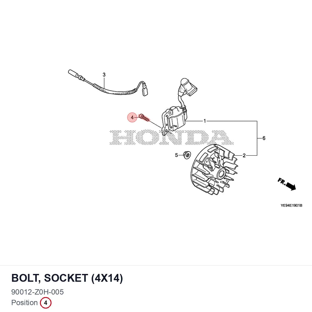BOLT, SOCKET (4X14)