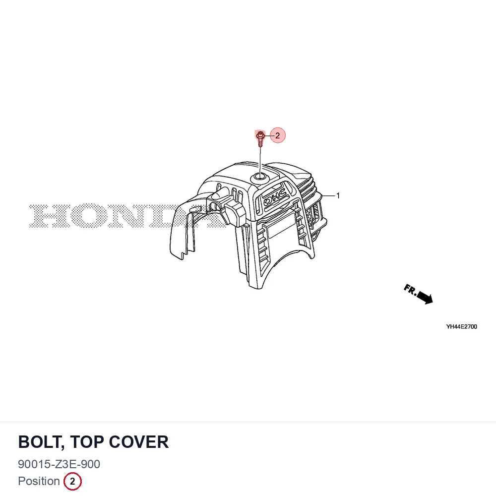 BOLT, TOP COVER