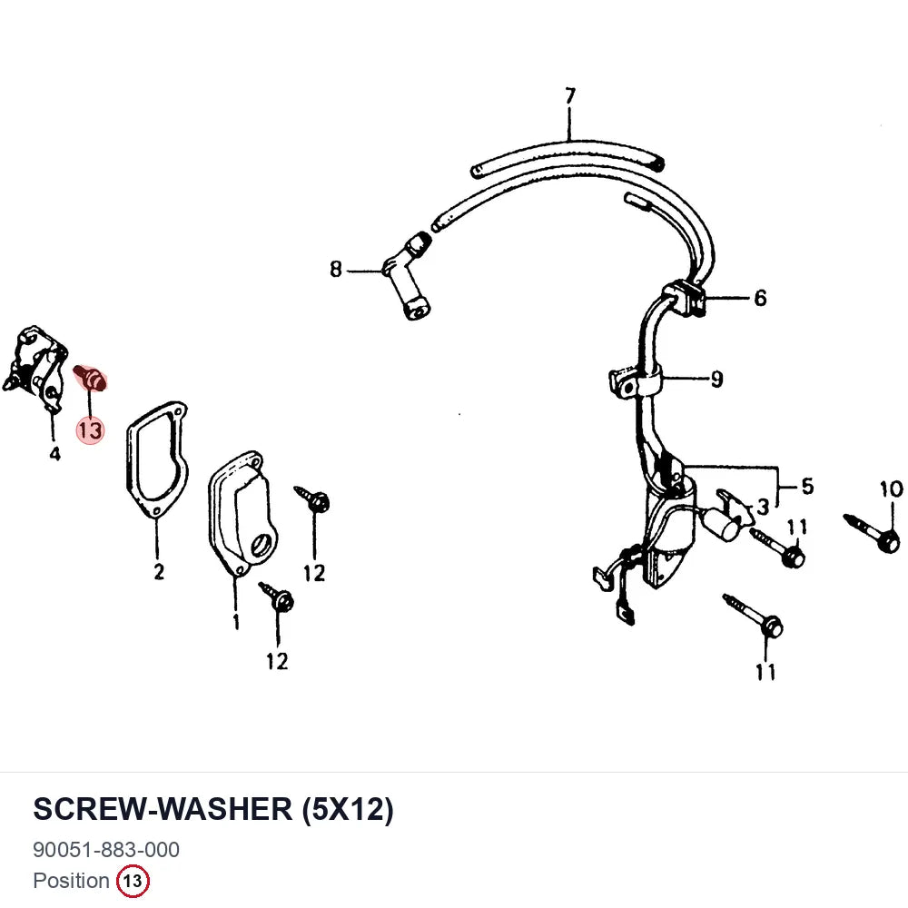SCREW-WASHER (5X12)