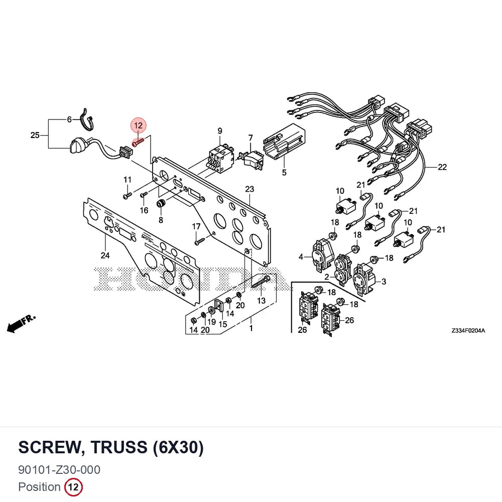 SCREW, TRUSS (6X30)