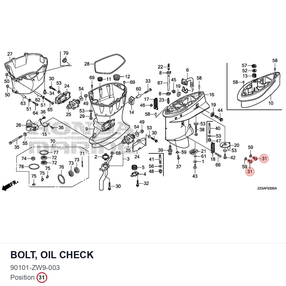 BOLT, OIL CHECK