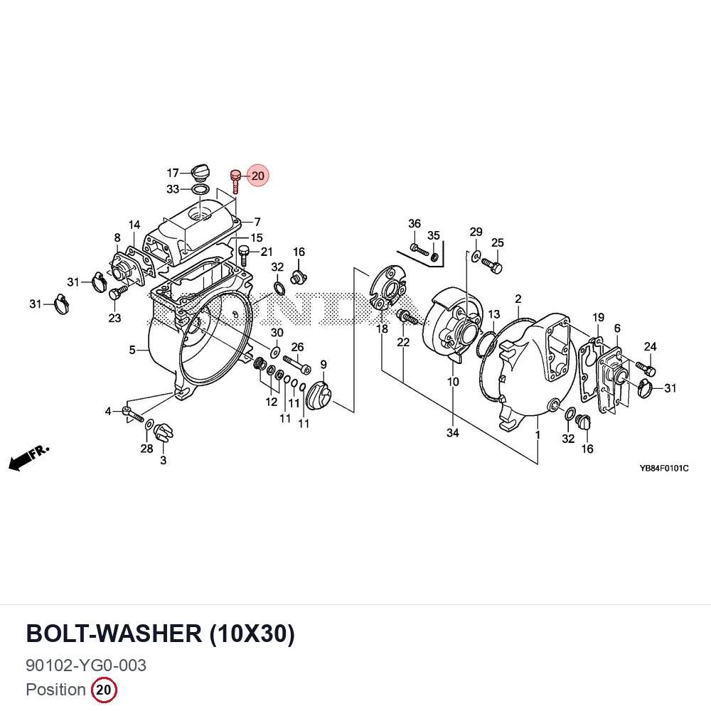 BOLT-WASHER (10X30)