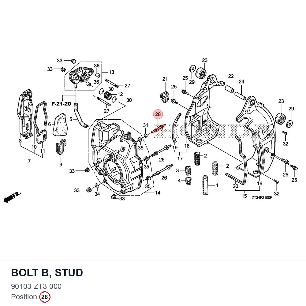 BOLT B, STUD