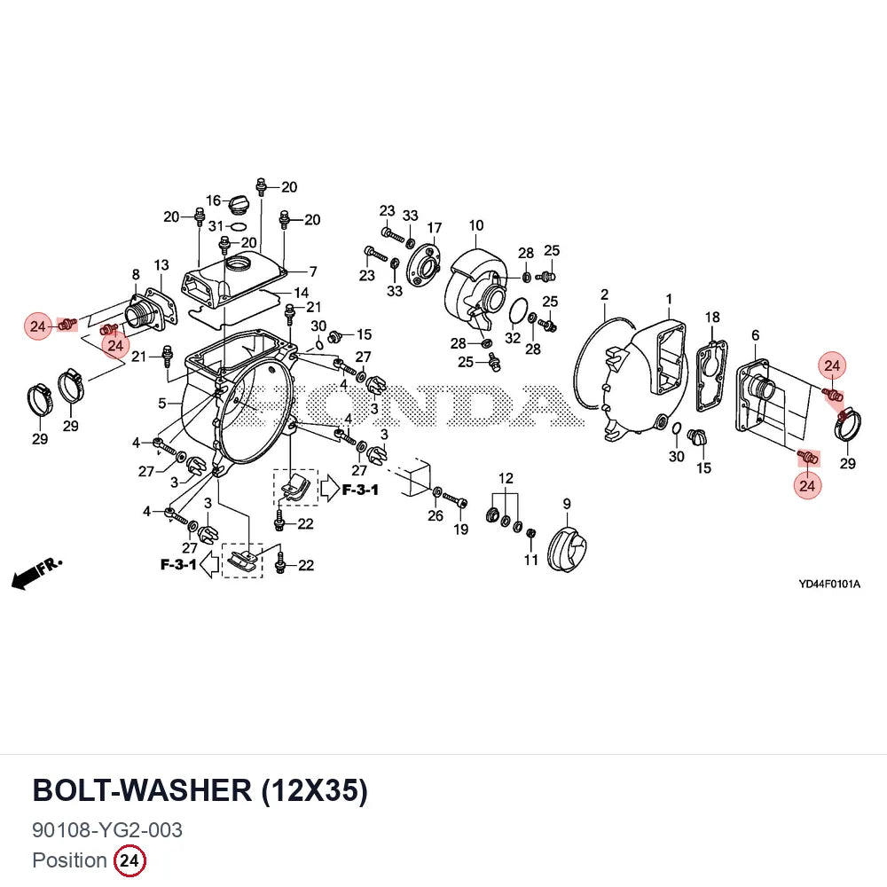 BOLT-WASHER (12X35)