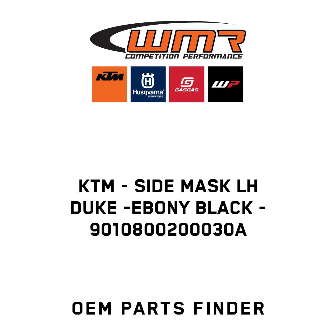 SIDE MASK LH DUKE -EBONY BLACK