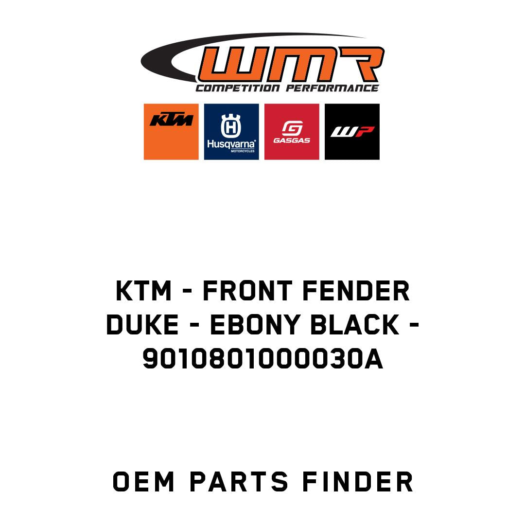 FRONT FENDER DUKE - EBONY BLACK