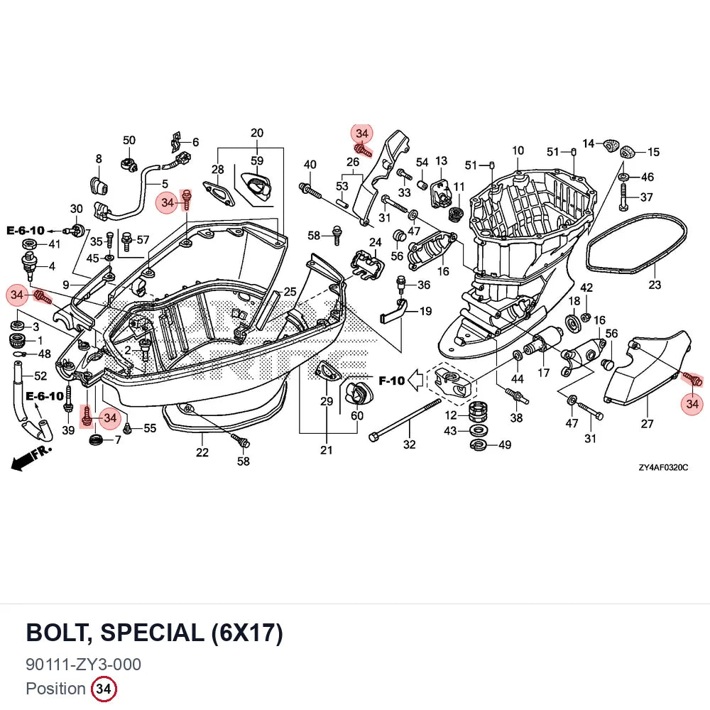 BOLT, SPECIAL (6X17)
