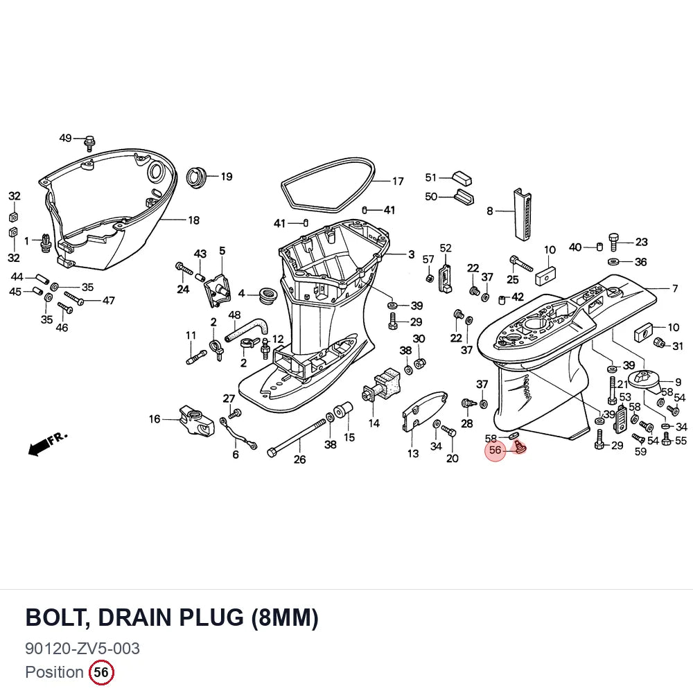 BOLT, DRAIN PLUG (8MM)