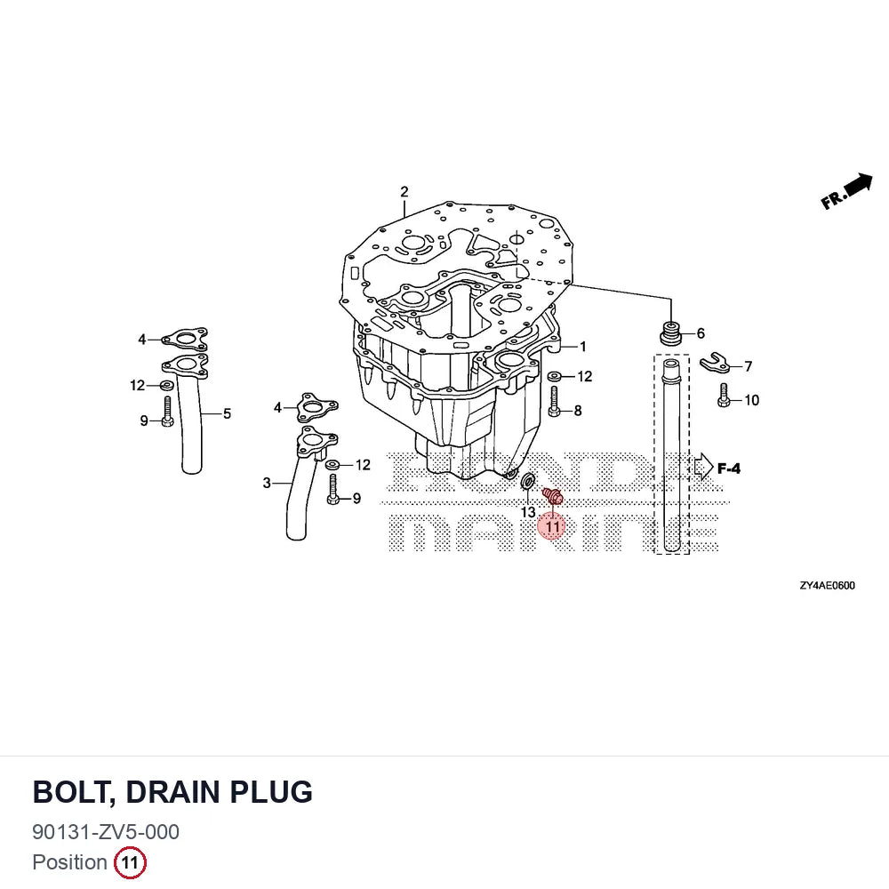 BOLT, DRAIN PLUG