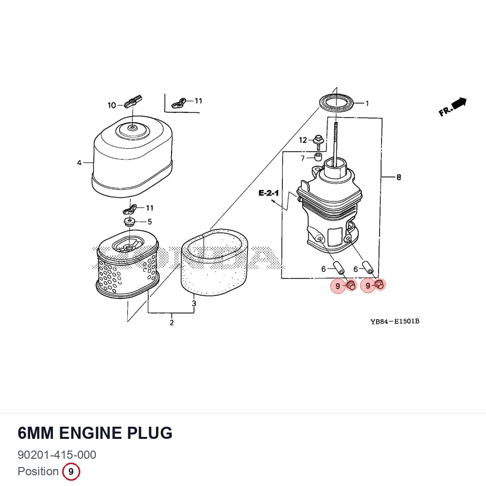 6mm Engine Plug