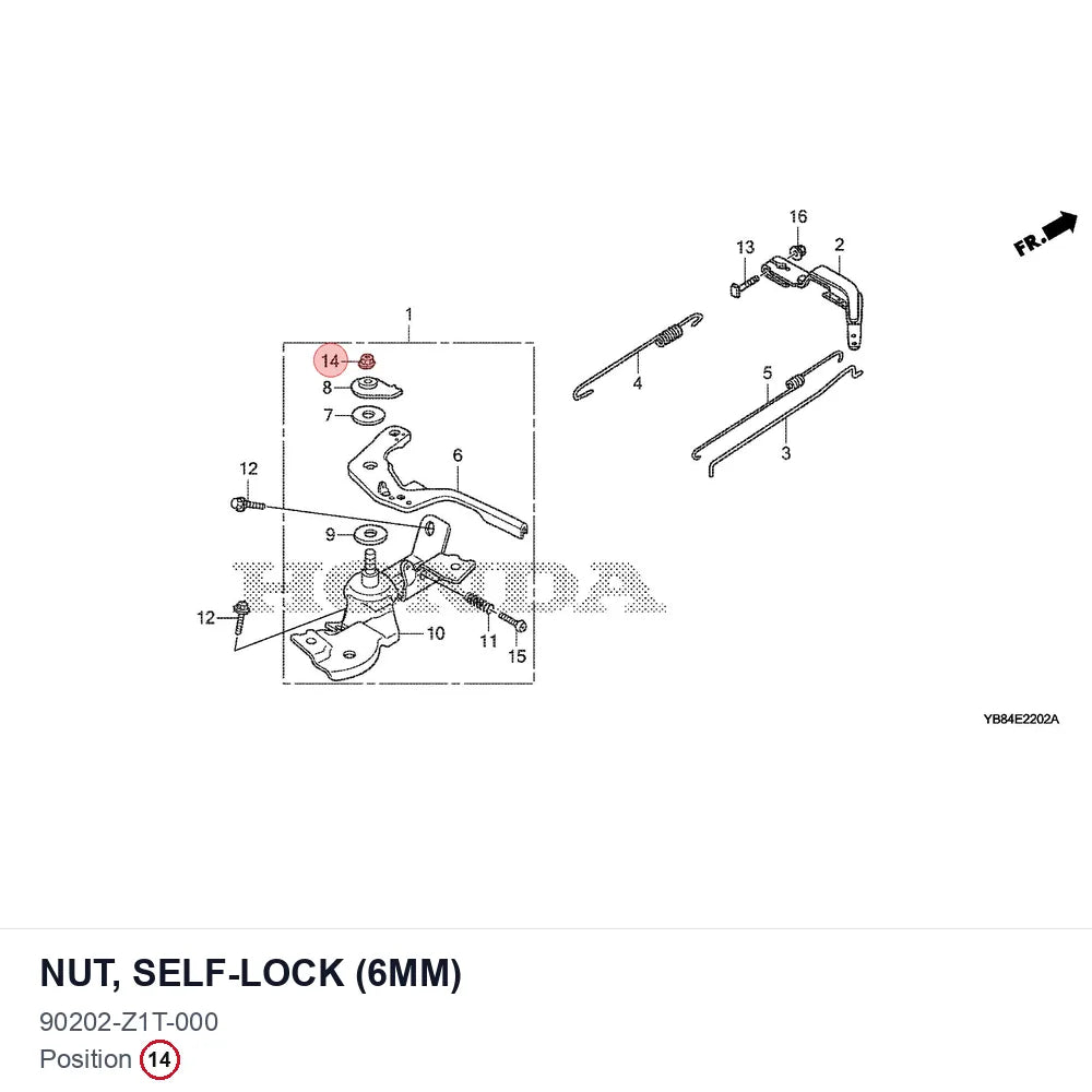 NUT, SELF-LOCK (6MM)