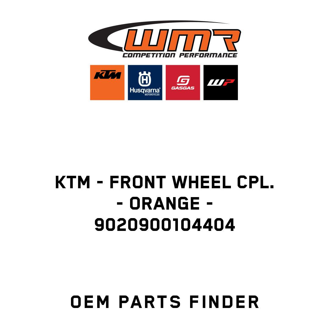 FRONT WHEEL CPL. - ORANGE