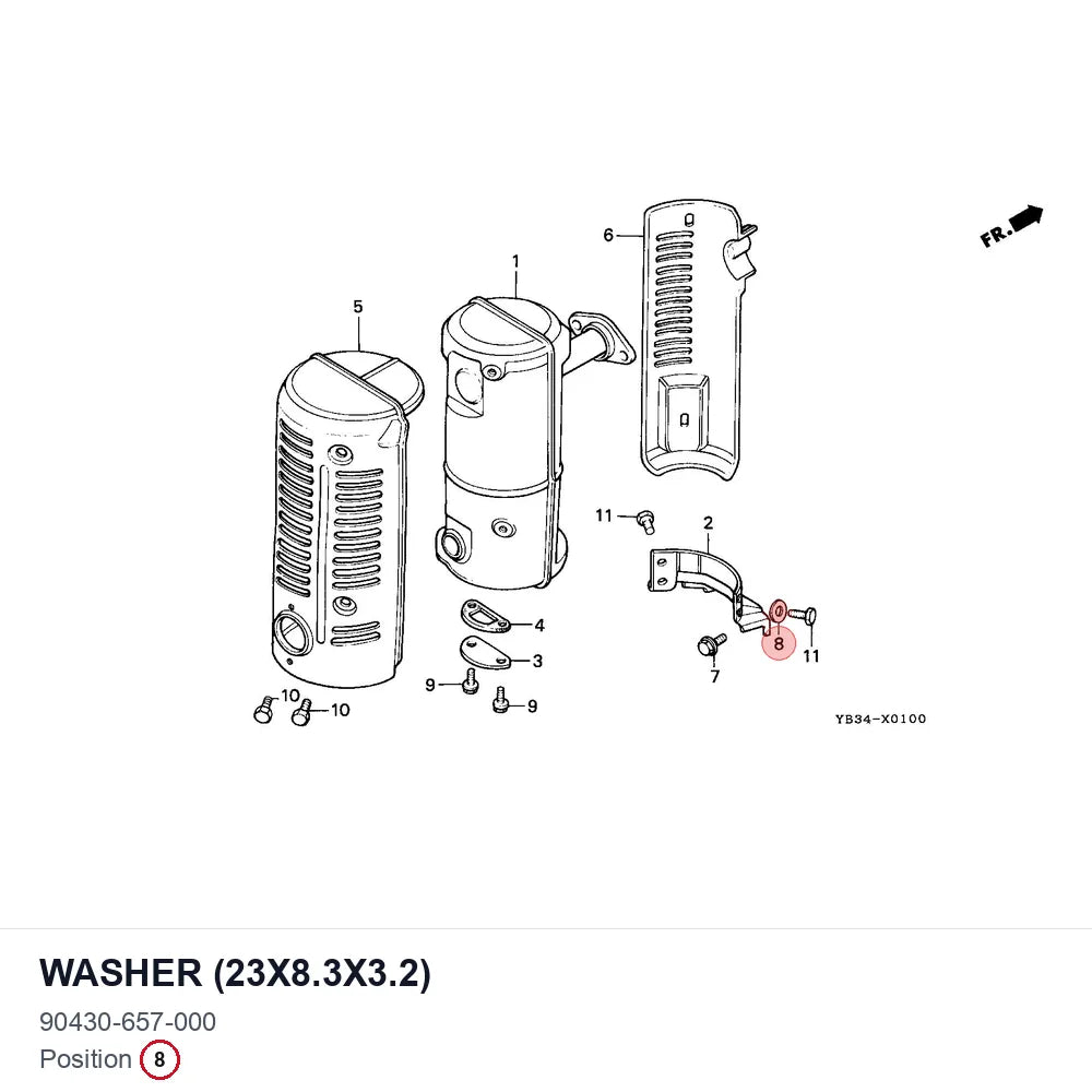 WASHER (23X8.3X3.2)