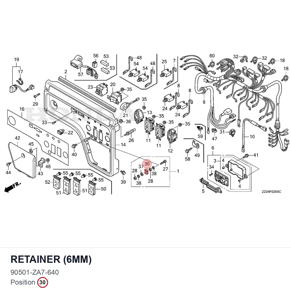 RETAINER (6MM)
