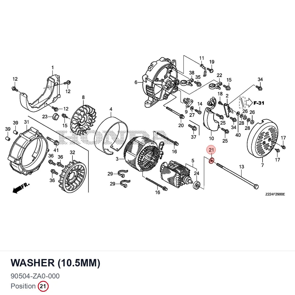WASHER (10.5MM)