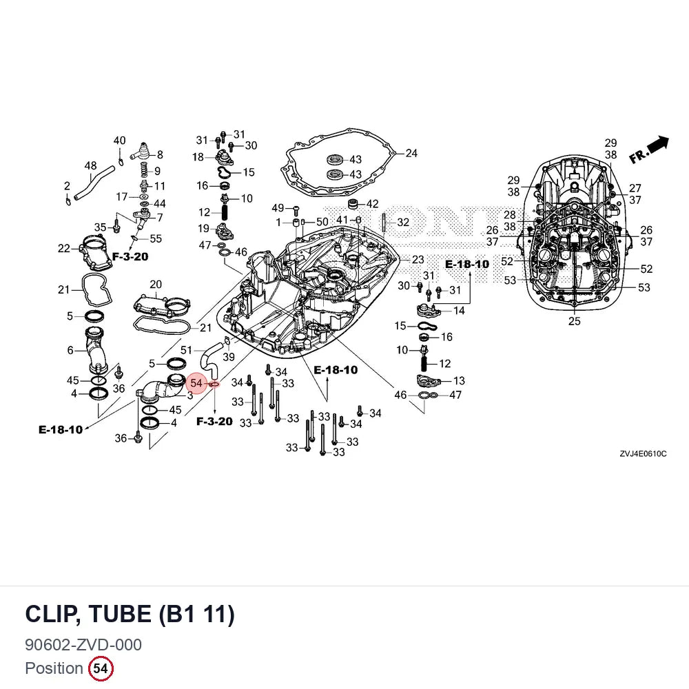 CLIP, TUBE (B1 11)