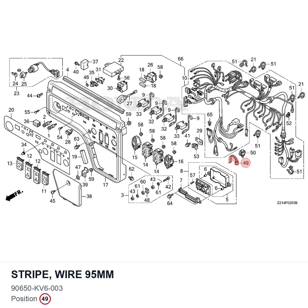 STRIPE, WIRE 95MM