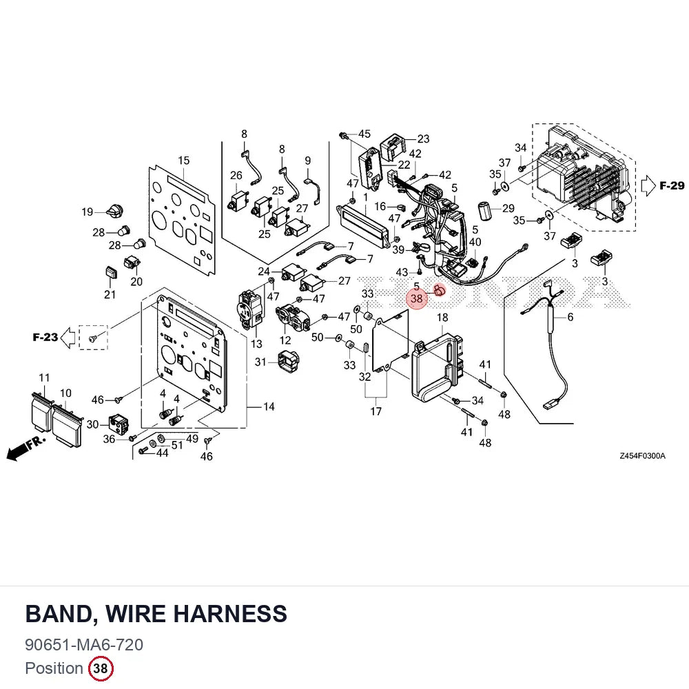 BAND, WIRE HARNESS
