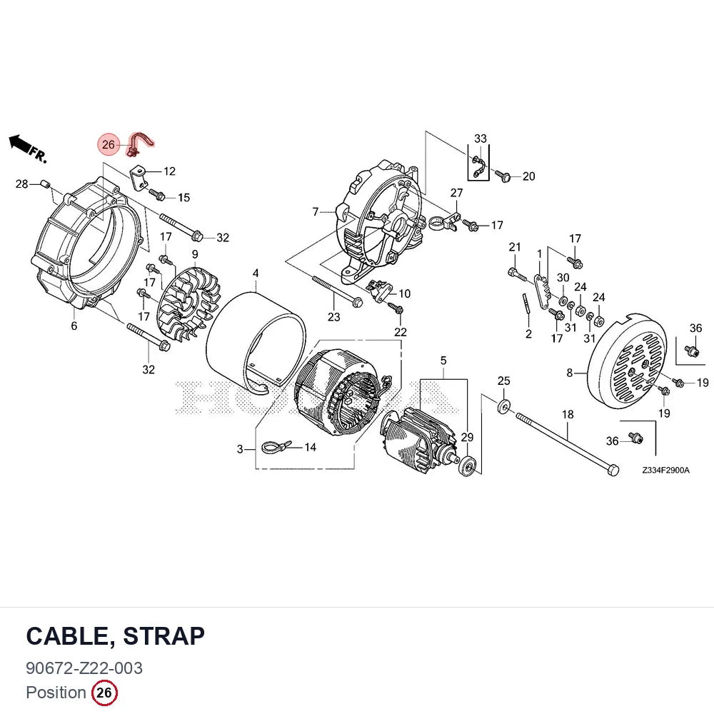 CABLE, STRAP