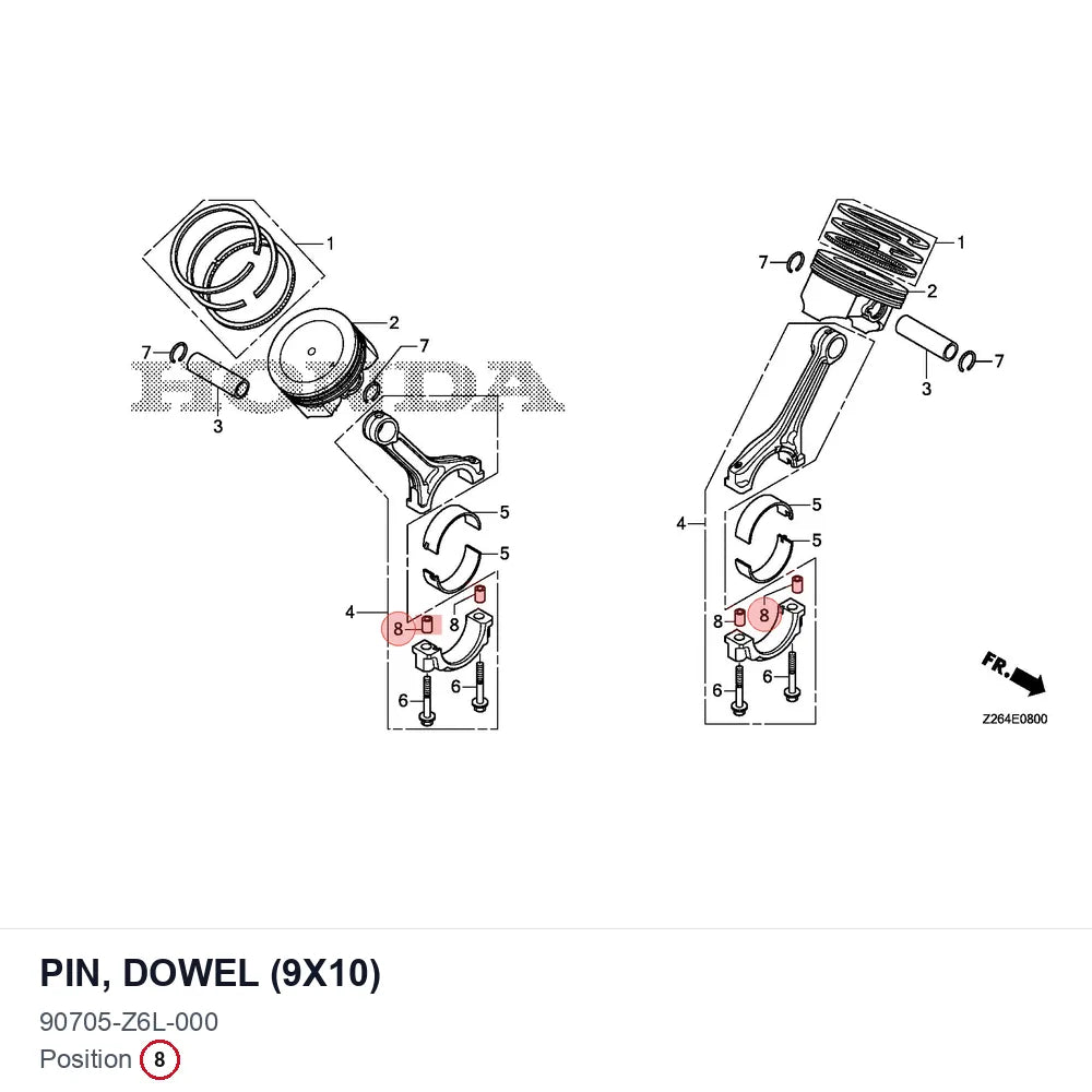PIN, DOWEL (9X10)