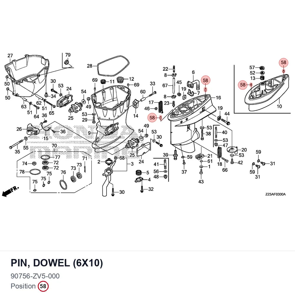 PIN, DOWEL (6X10)
