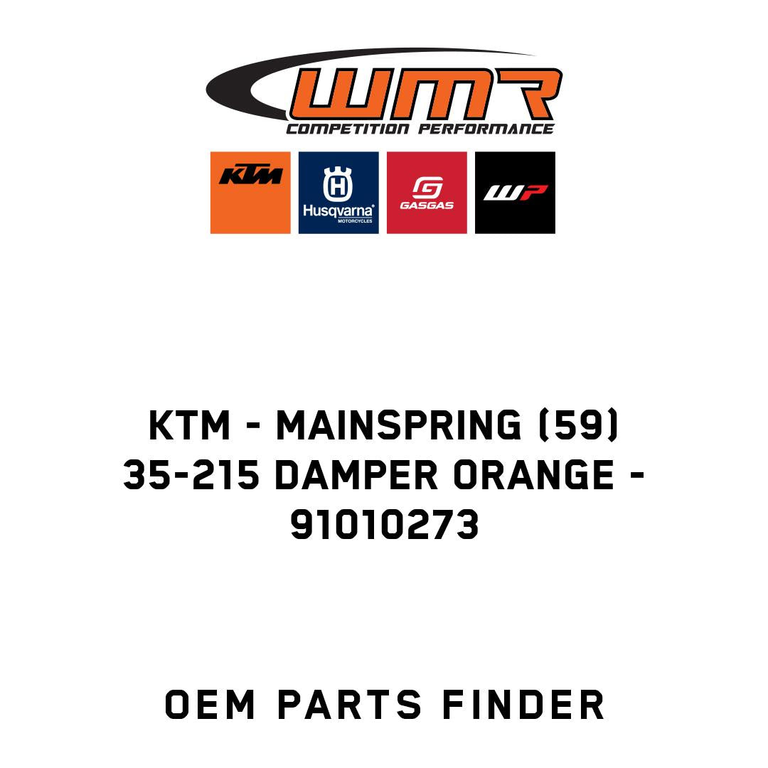 Mainspring (59) 35-215 damper orange