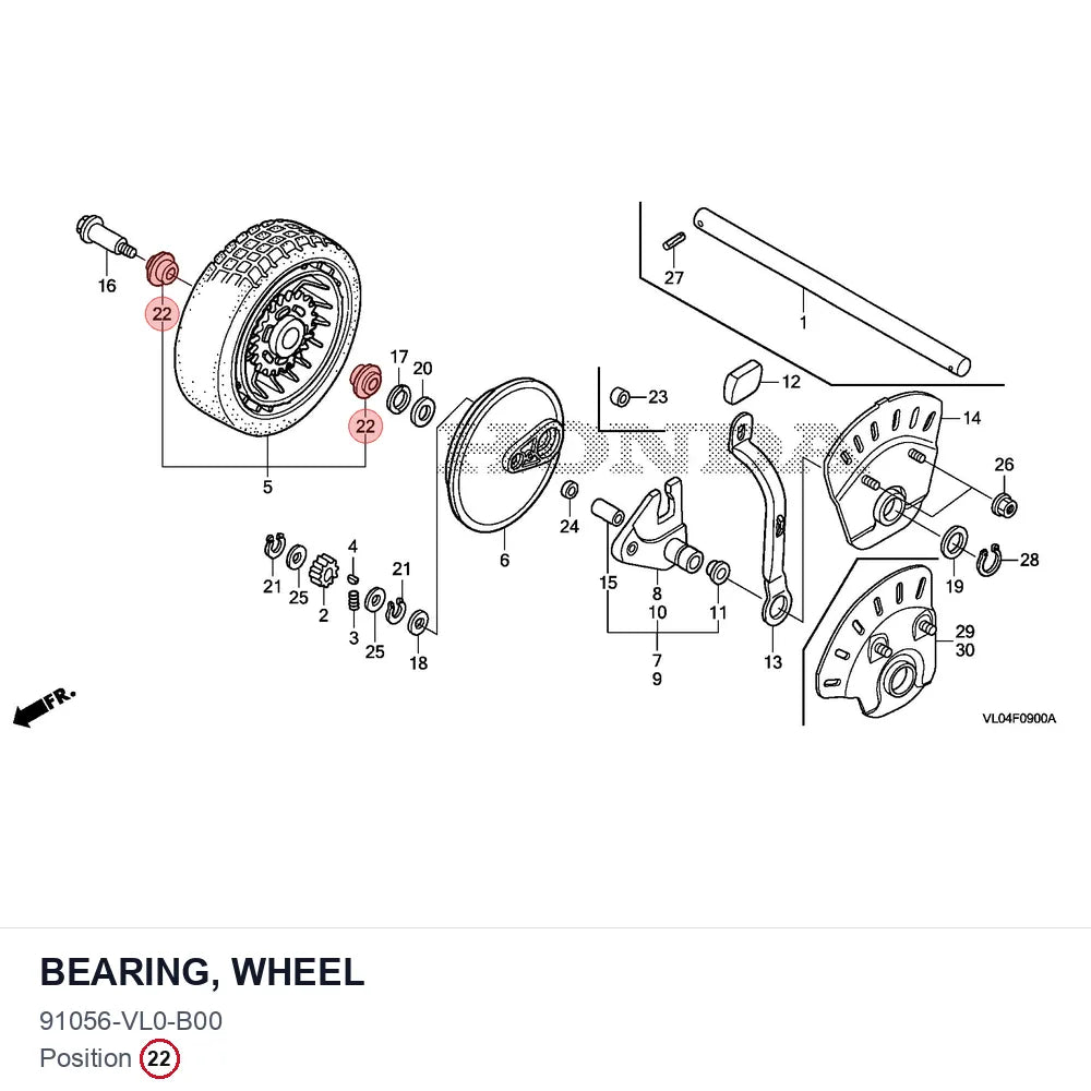 BEARING, WHEEL