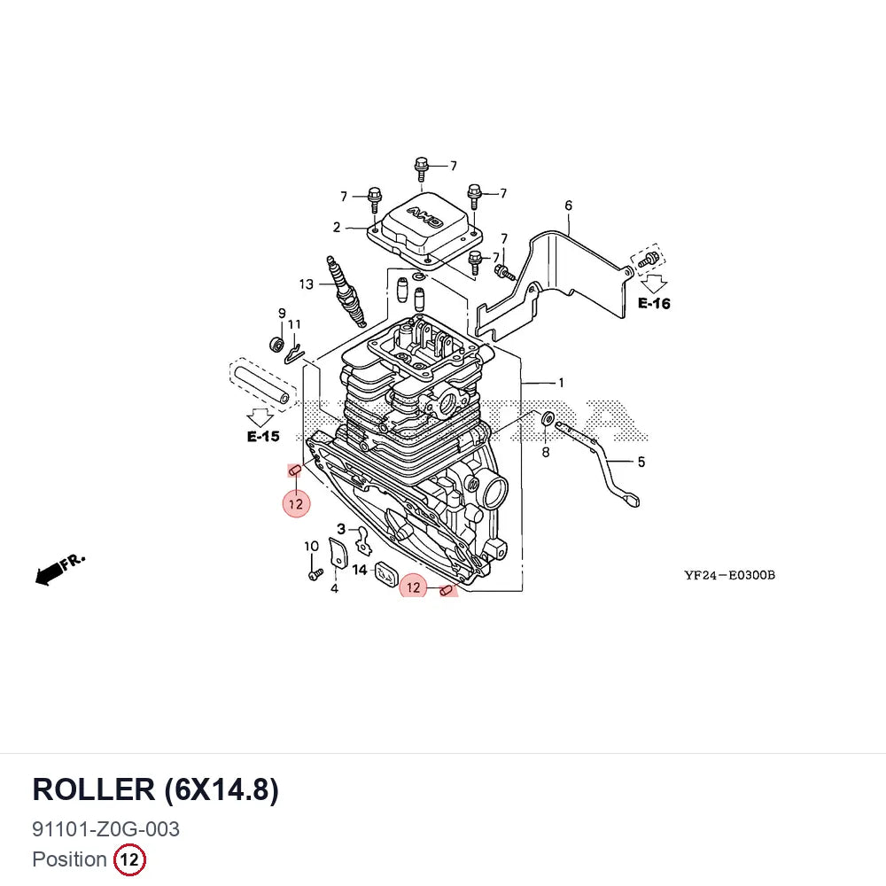 ROLLER (6X14.8)