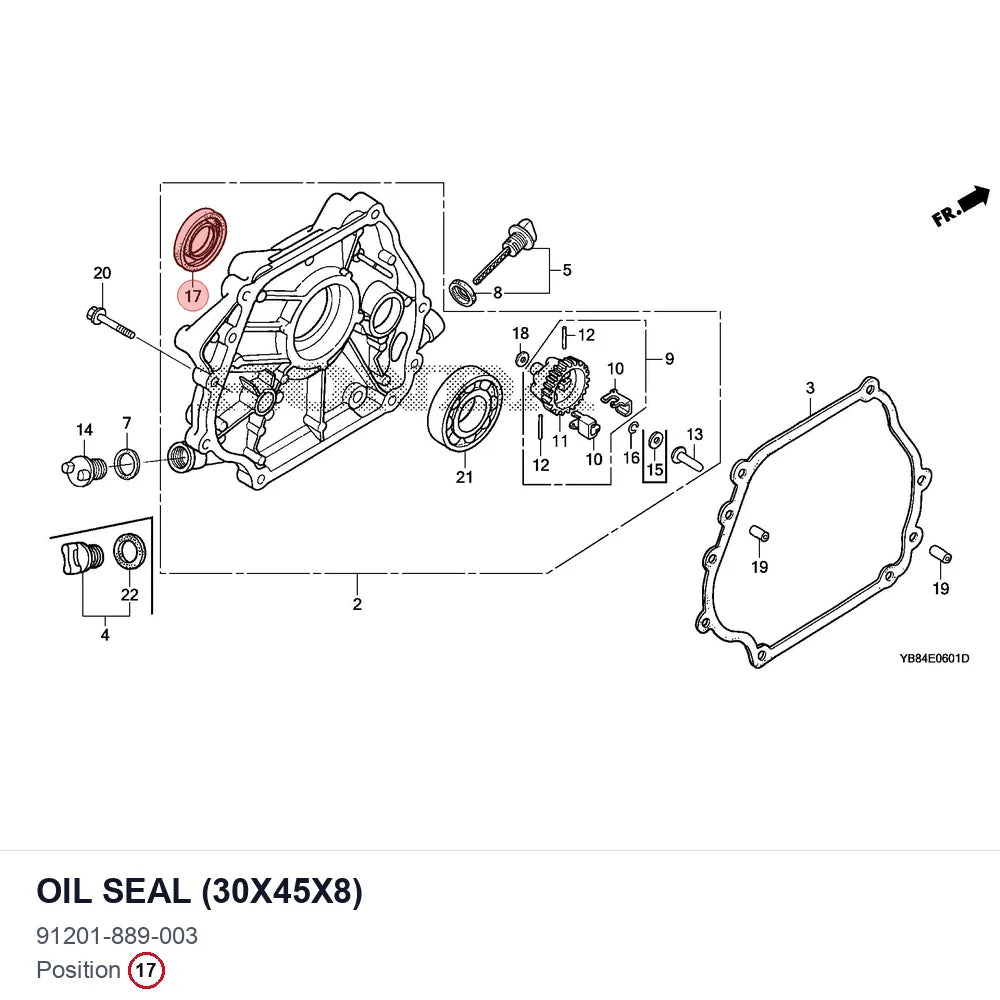 OIL SEAL (30X45X8)