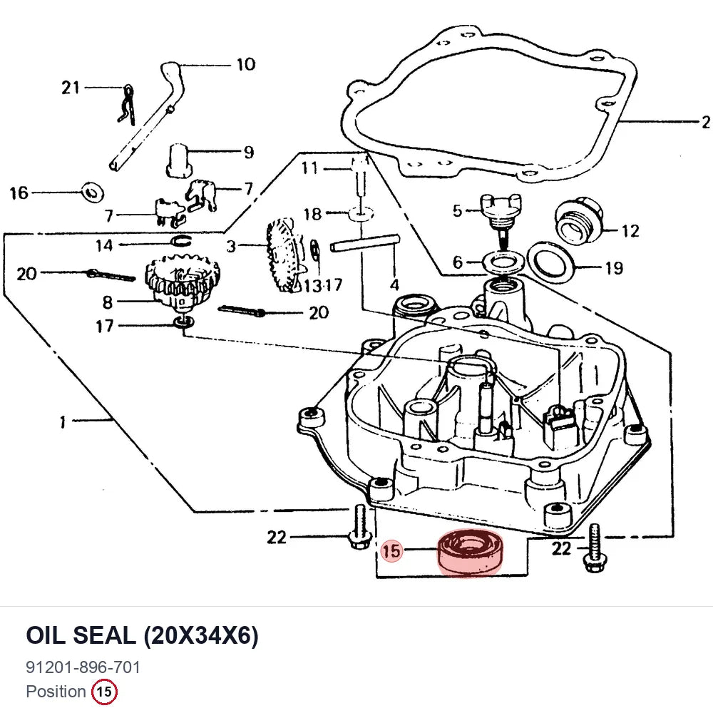 OIL SEAL (20X34X6)