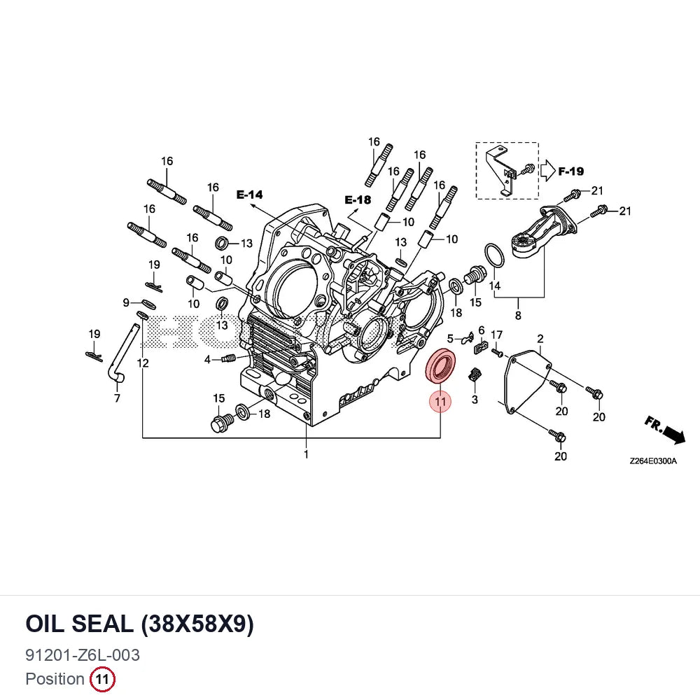 OIL SEAL (38X58X9)