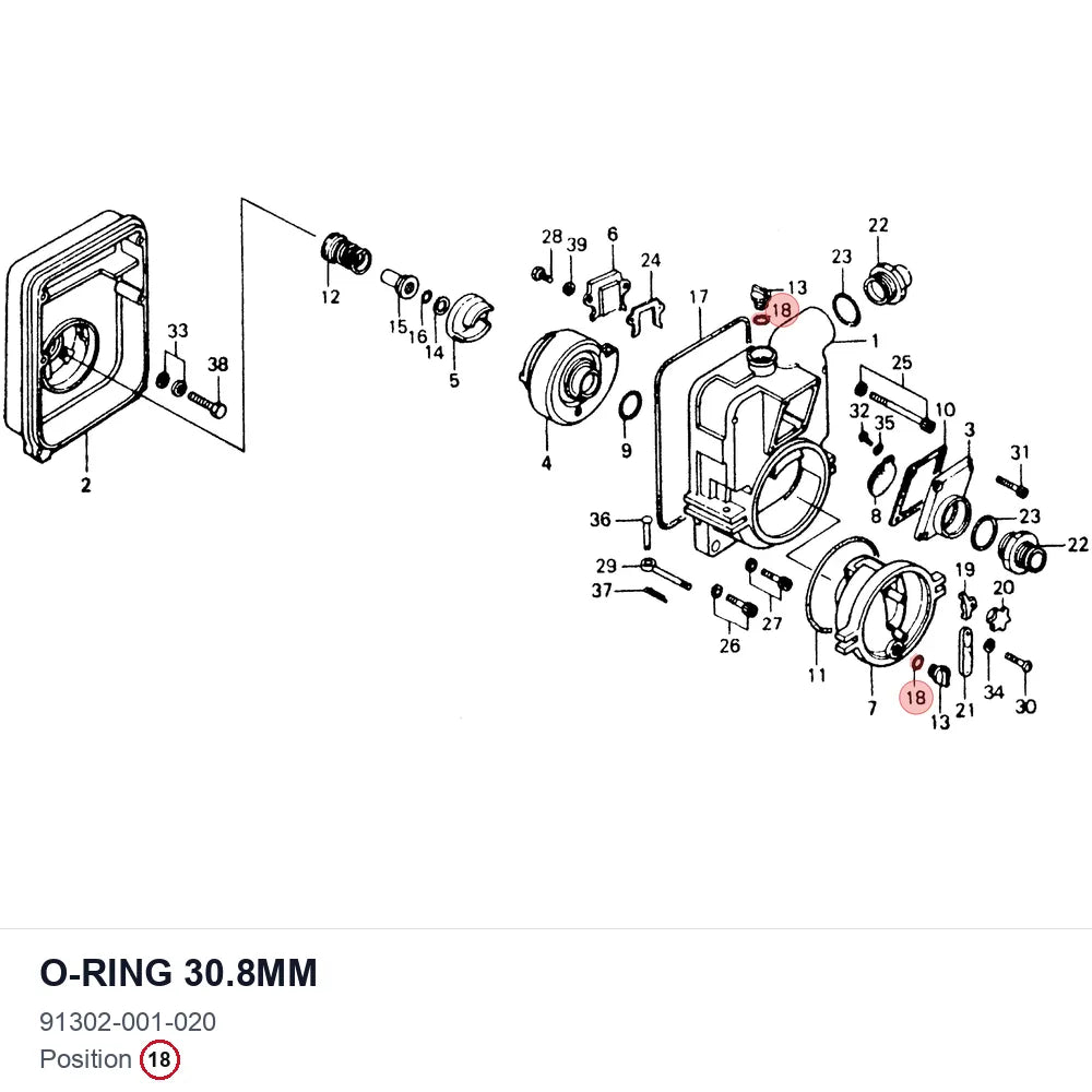 O-ring 30.8mm