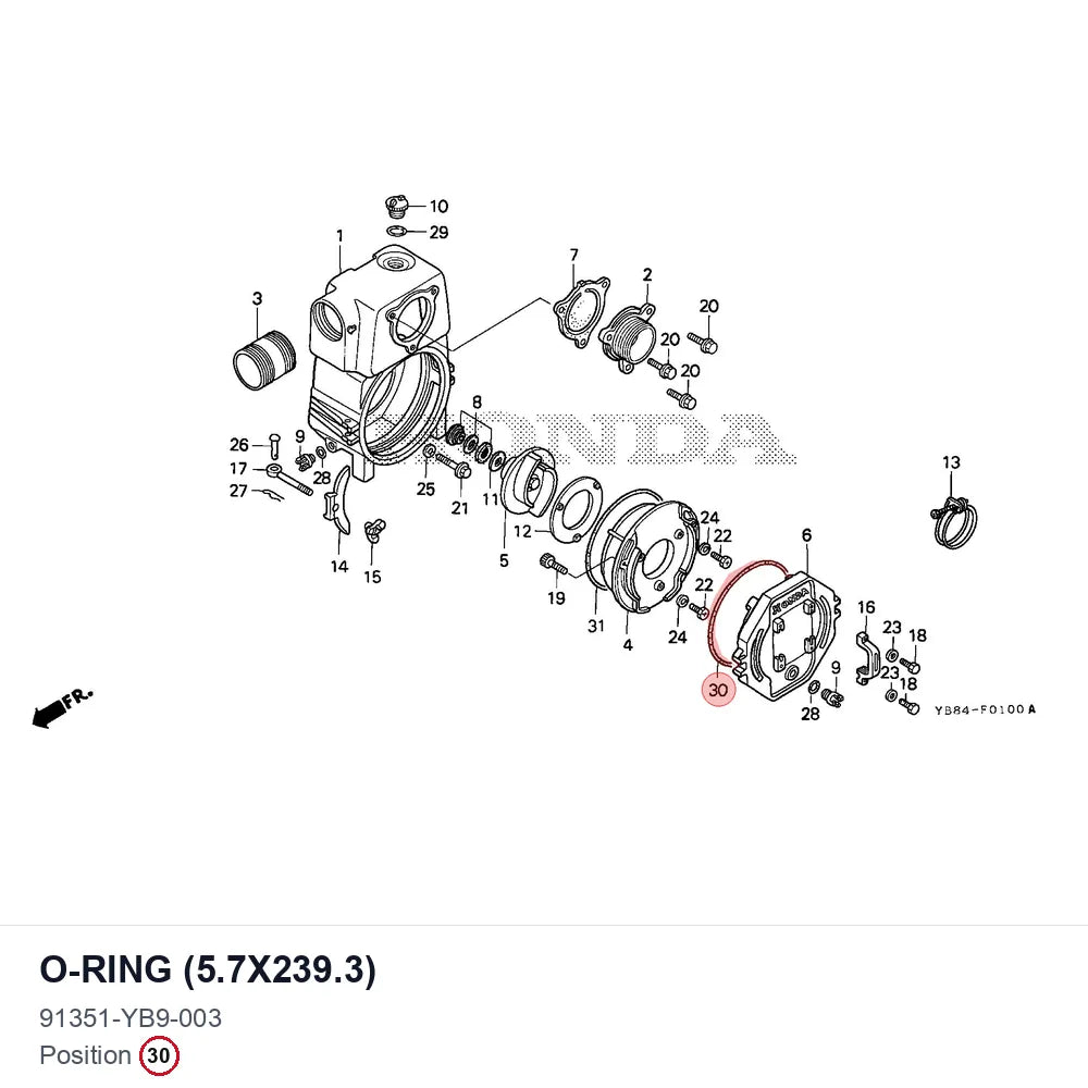 O-RING (5.7X239.3)