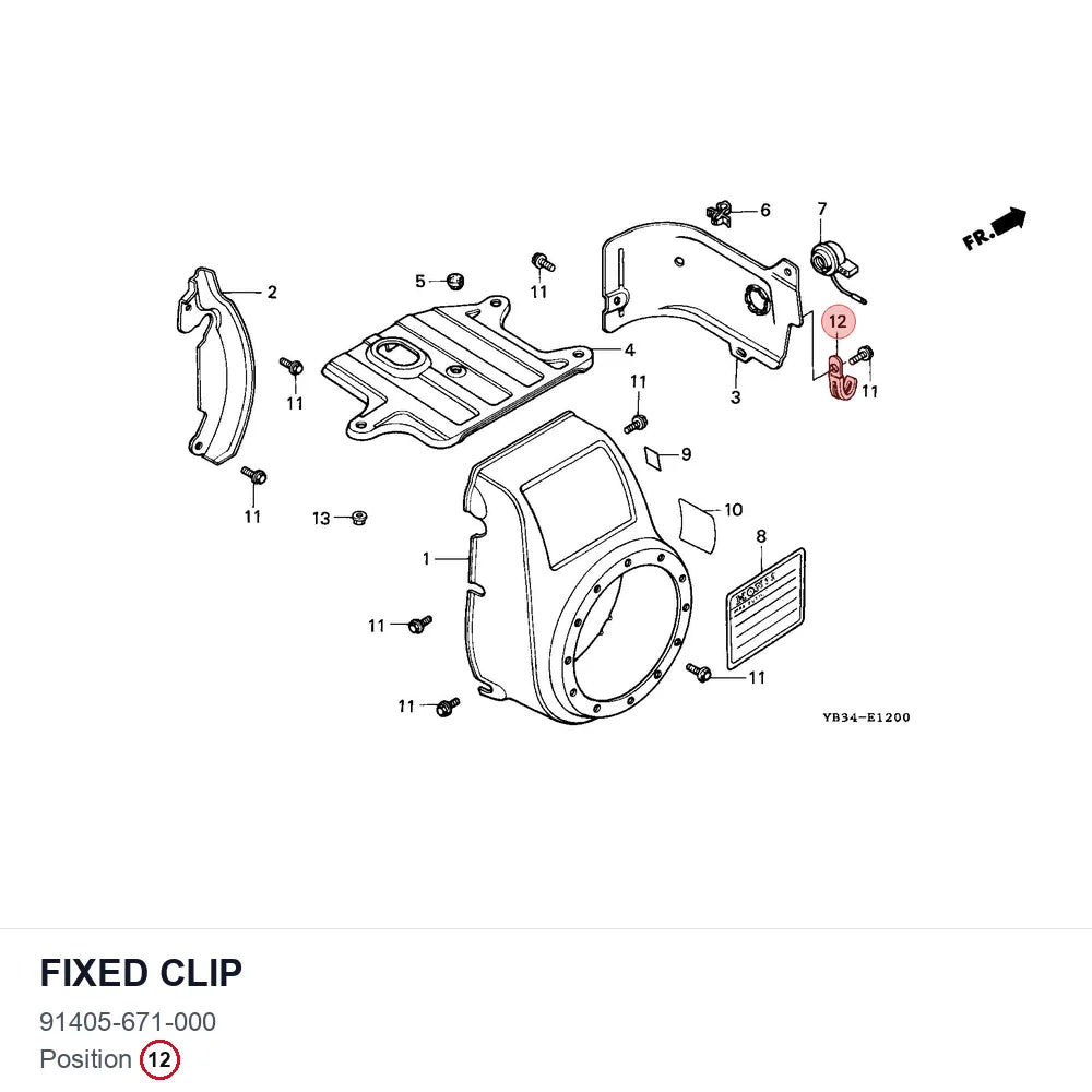 Fixed clip