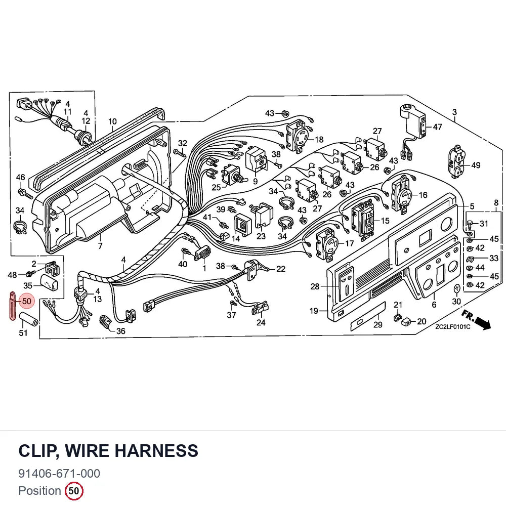 CLIP, WIRE HARNESS