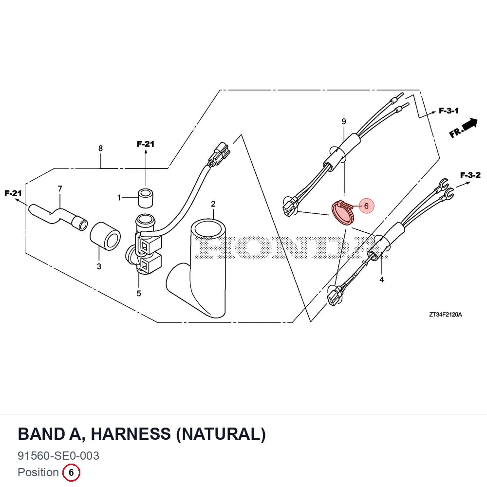 BAND A, HARNESS (NATURAL)