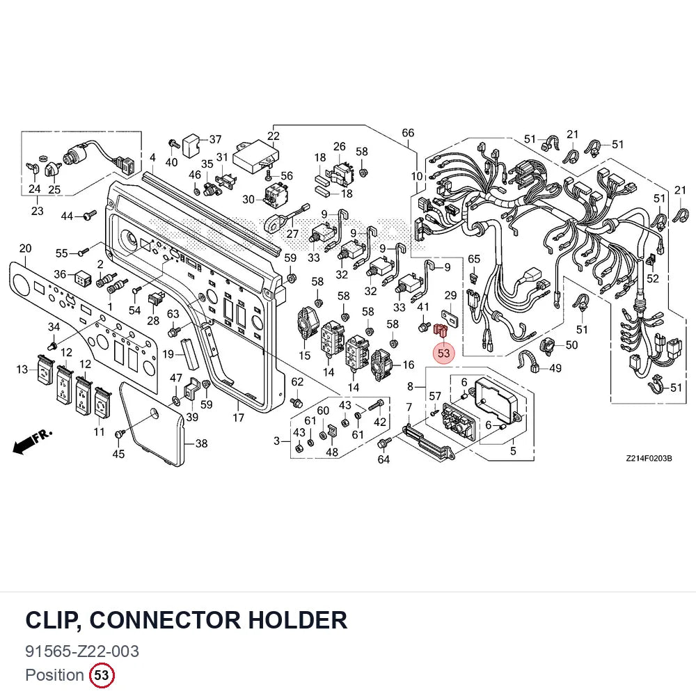 CLIP, CONNECTOR HOLDER