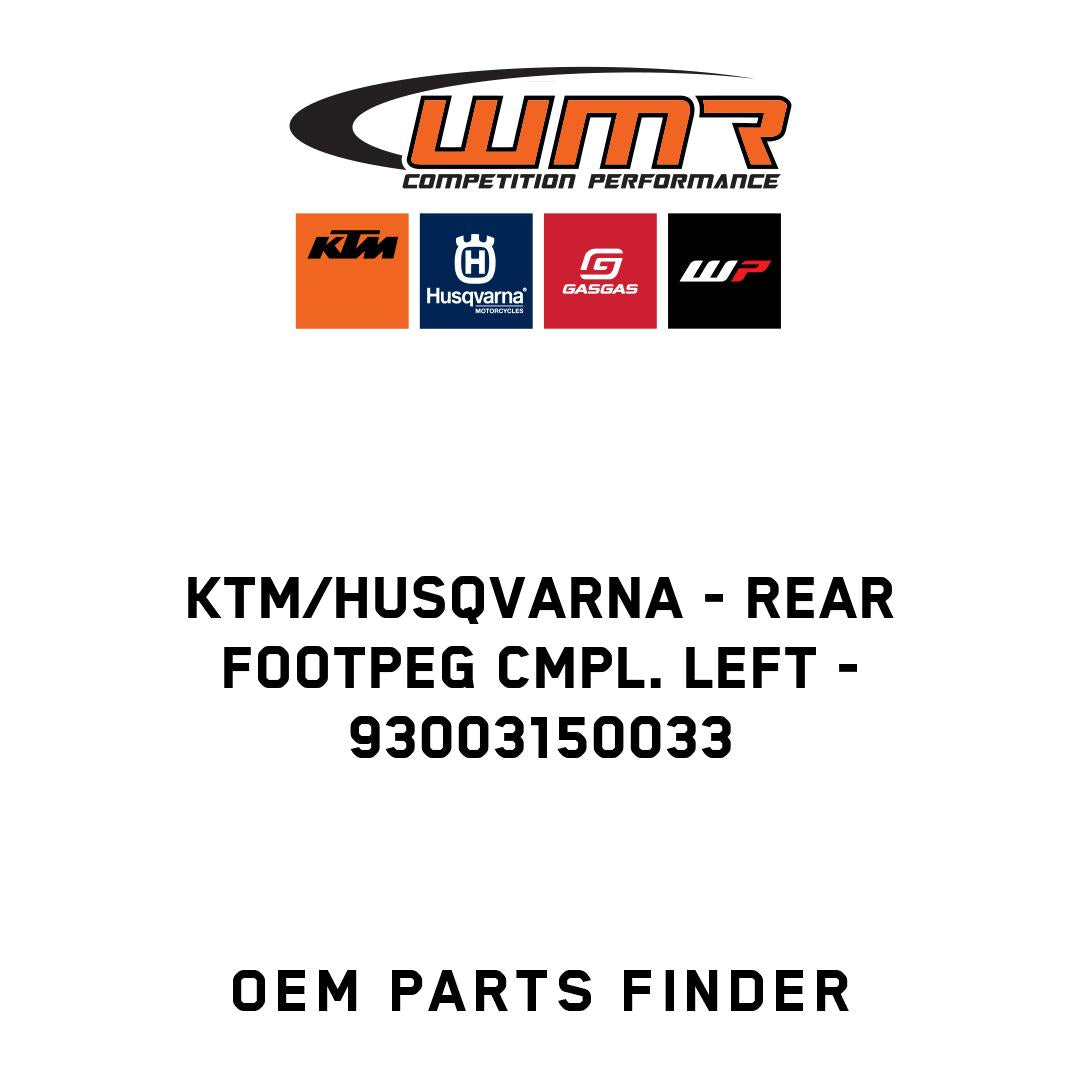 Rear footpeg cmpl. left