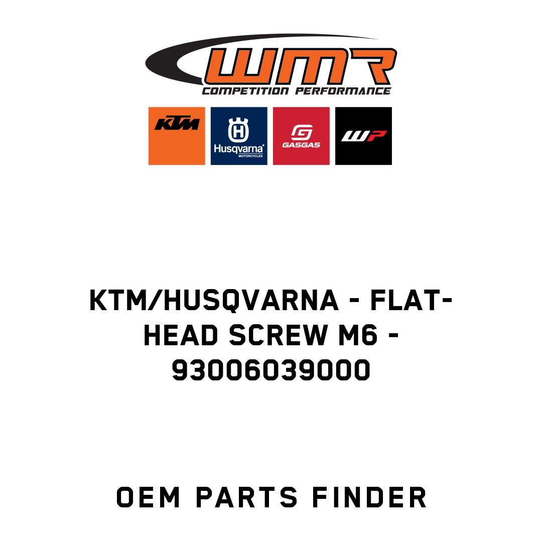 Flat-head screw M6