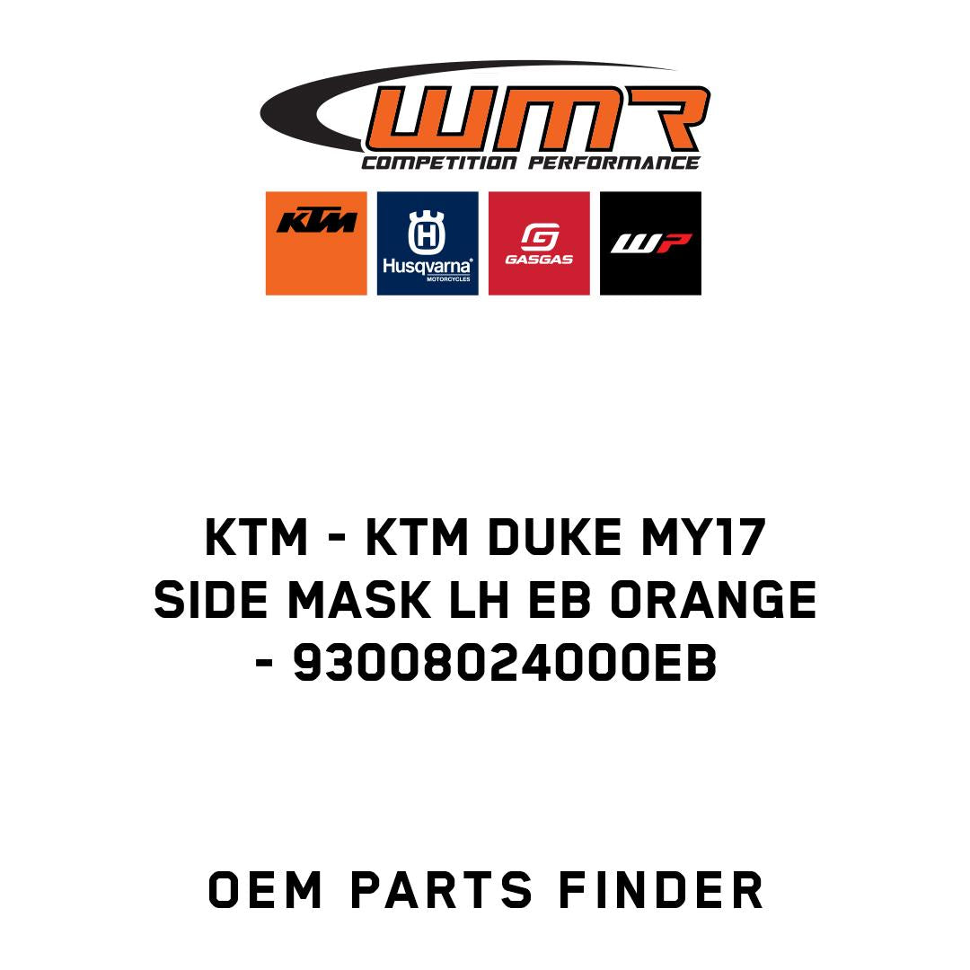 KTM DUKE MY17 SIDE MASK LH EB ORANGE