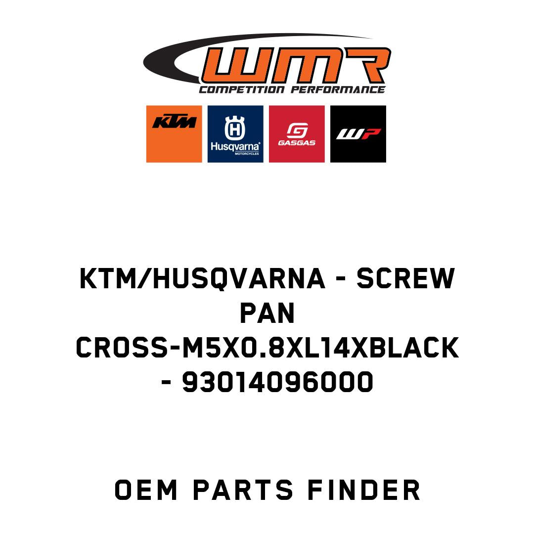 Screw pan cross-M5X0.8XL14Xblack