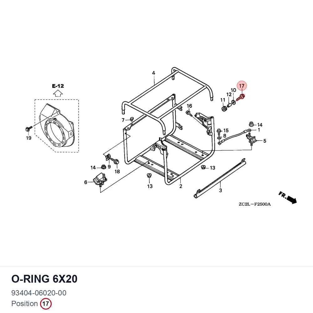 O-RING 6X20