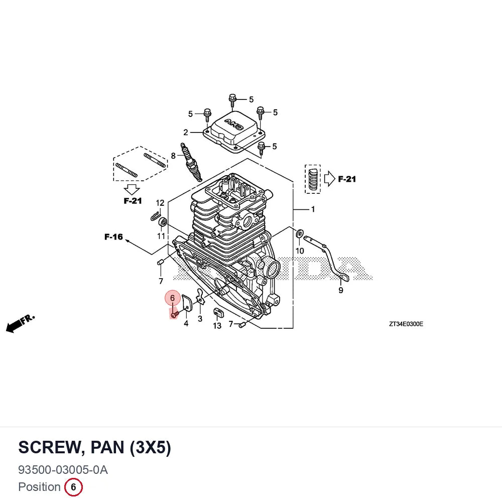 SCREW, PAN (3X5)